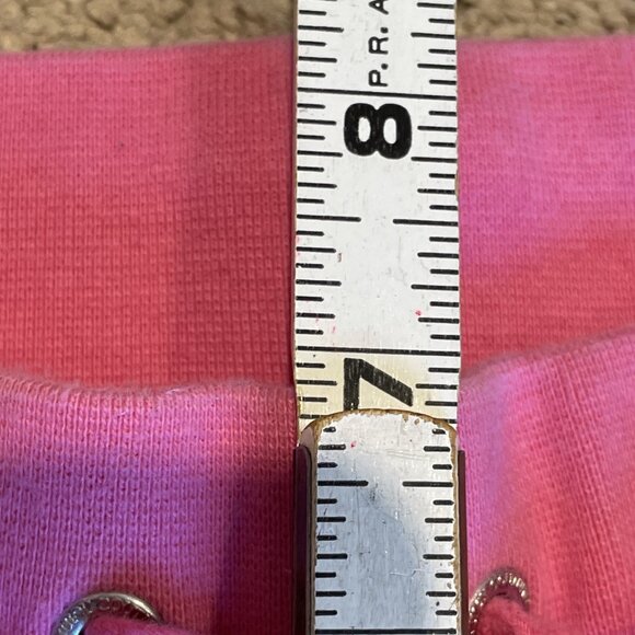 VTG Y2K Juicy Couture Pink Velour Track Pants Women's Size XS Big Bling Spellout - Picture 6 of 11